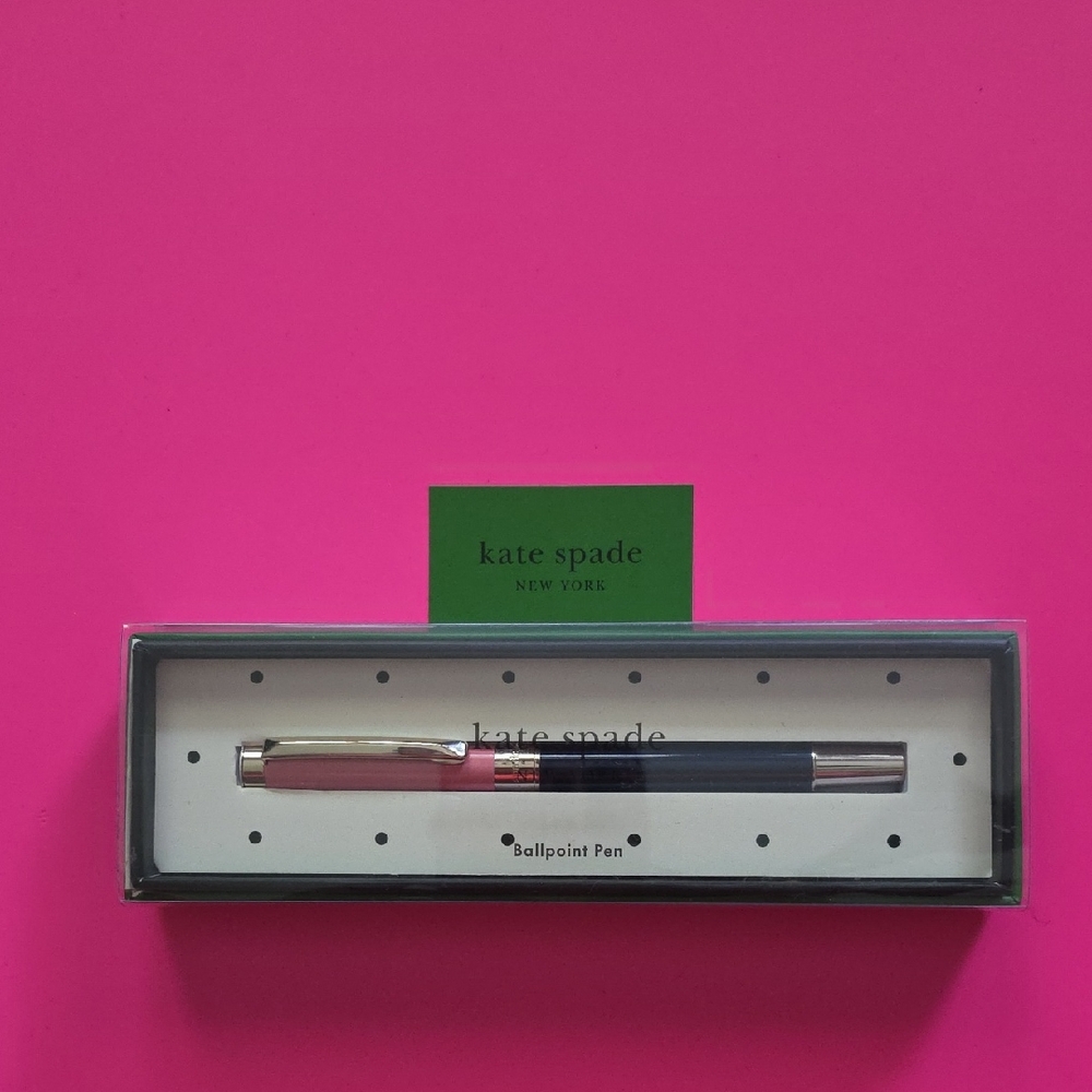 Kate Spade Black and Silver Pen